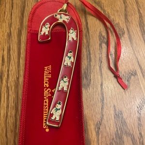 Collectible Wallace Silversmiths ‘98 Snowmen Candy Cane